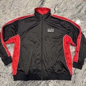 Title Boxing Size XXLarge Black And Red Full Zip Up Jacket #899